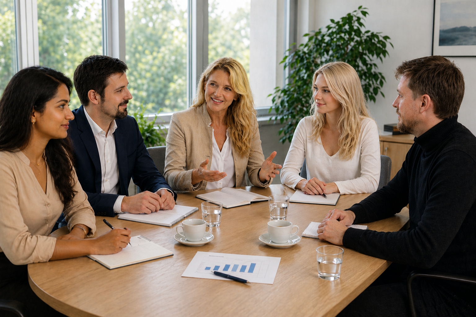 Gemeinsames Gespräch – Kirsten Franck im Workshop